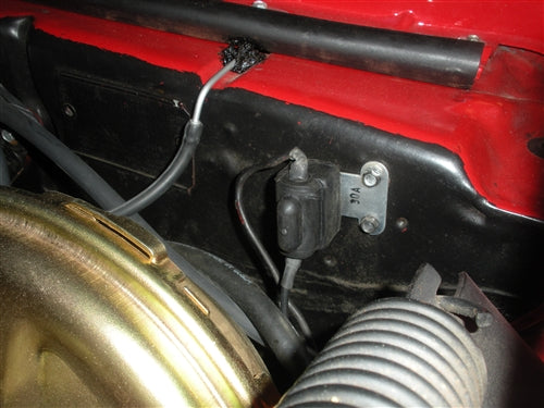 1964 - 1972 Chevelle and Nova Firewall Circuit Breaker Relay Rubber Protective Cover, Angle 2