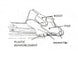 1966 - 1967 Chevelle Convertible Top Boot, Madrid, Choose Your Color, Includes Clips, Angle 2