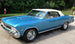 1966 - 1967 Chevelle Convertible Top, White with Plastic Window
