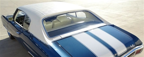 1968 - 1972 Chevelle White Vinyl Top, Two Door Hardtop