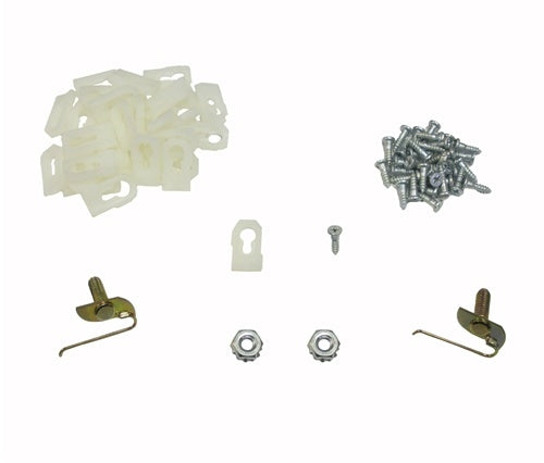 1966 - 1969 Chevelle Vinyl Top Molding Clips Set: Clips, Studs, and Nuts