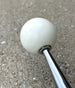 White 4 Speed Shifter Knob Ball for 3/8 Inch Coarse Thread Handles, Angle 5