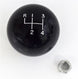 OE Style Black 4 Speed Shifter Knob Ball, 3/8 Inch Coarse Thread, 2-1/4" Diameter