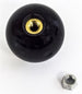 OE Style Black 4 Speed Shifter Knob Ball, 3/8 Inch Coarse Thread, 2-1/4" Diameter, Angle 2