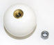 White 4 Speed Shifter Knob Ball, 3/8 Inch Coarse Thread, 2-1/4" Diameter, Angle 2