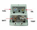 1968 - 1974 Nova Console Gauge Electrical Connector Terminal and Hardware Kit, Angle 2
