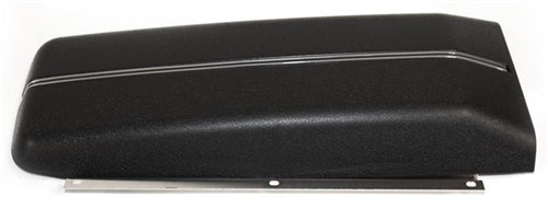 1968 - 1969 Chevelle Console Door Lid with Center Chrome & Hinge, Angle 2