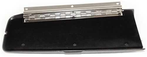 1968 - 1969 Chevelle Console Door Lid with Center Chrome & Hinge, Angle 4