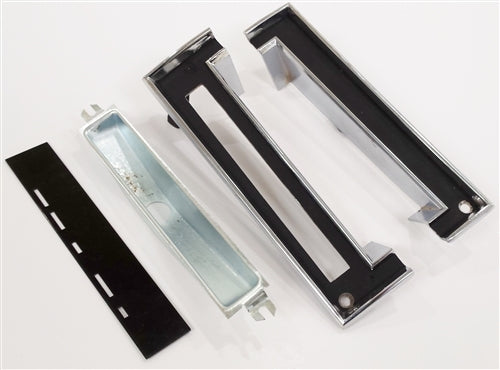 1966 - 1967 Chevelle Console Kit, Automatic with Clock and Lock, Angle 2