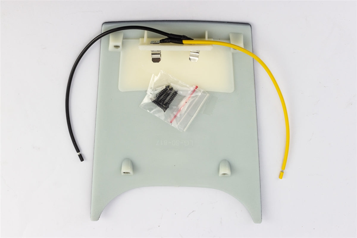 1968 - 1972 Chevelle Rear Console Panel, With Lens, Angle 2