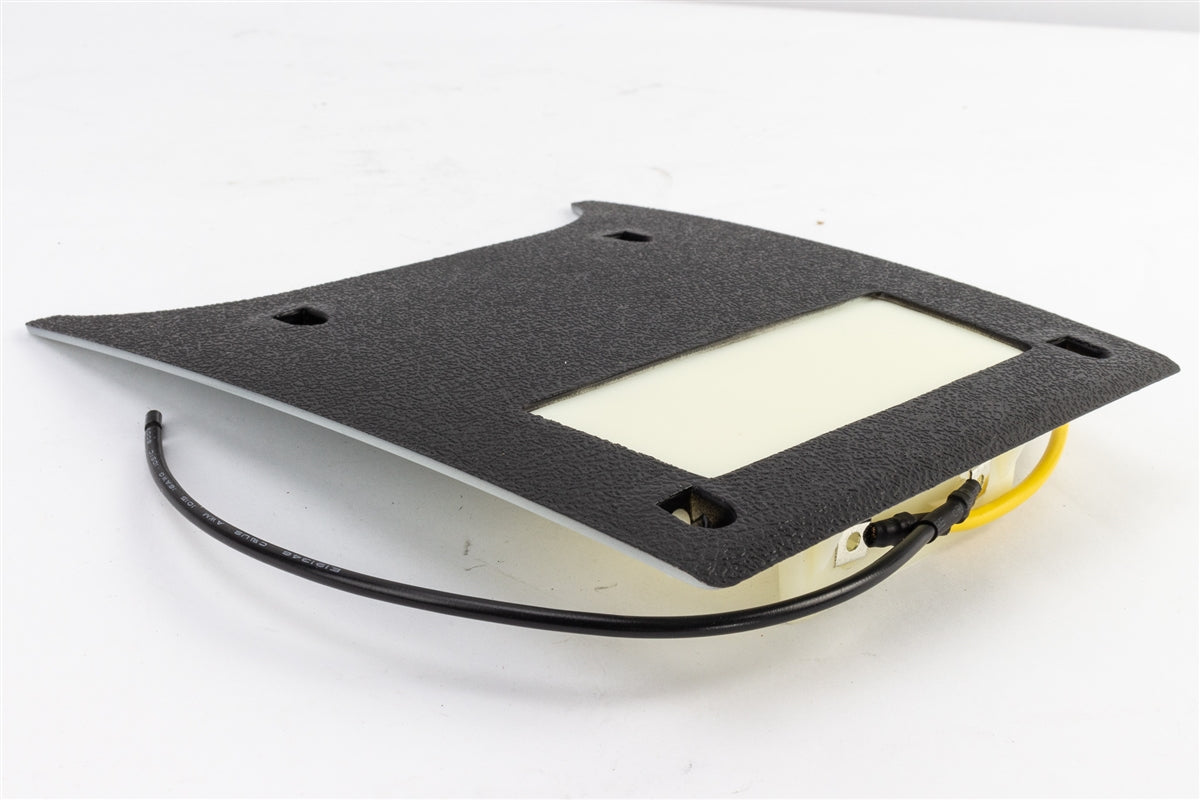 1968 - 1972 Chevelle Rear Console Panel, With Lens, Angle 3