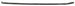 1968 - 1972 Chevelle Console Door Lid Chrome Trim