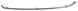 1968 - 1972 Chevelle Console Door Lid Chrome Trim, Angle 3