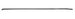1968 - 1972 Chevelle Console Door Lid Chrome Trim