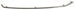 1968 - 1972 Chevelle Console Door Lid Chrome Trim, Angle 2