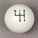1964 - 1967 Chevelle and Nova Chevy II White 4-Speed Shift Knob Ball, 9/16-18", Original Style
