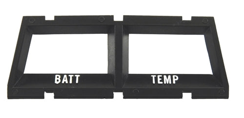 1968 - 1972 Nova Console Gauge Bezel Battery and Temperature