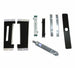 1968 - 1974 Nova Console Automatic Center Shifter Plate Kit, Angle 3