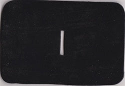 1968 - 1972 Nova Upper Console Shifter Plate Boot Slider Seal, 4-Speed