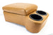 Images of a Nova and Chevelle Universal Custom Bench Seat Center Console with Cup Holders and Padded Arm Rest Door, Angle 3