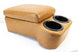 Images of a Nova and Chevelle Universal Custom Bench Seat Center Console with Cup Holders and Padded Arm Rest Door, Angle 3