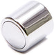 Custom Polished Chrome Floor Mounted Headlight Dimmer Switch Cover, Choose Black or Chrome Top, Angle 3