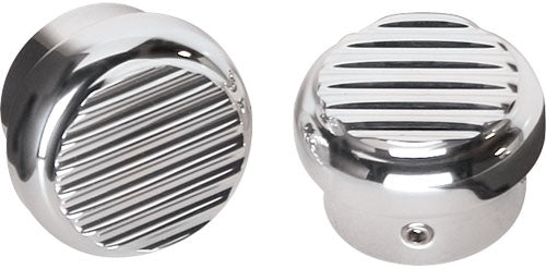 1964 - 1972 Chevelle or Nova Custom Billet Aluminum Headlight Dimmer Switch Cover, RIBBED POLISHED