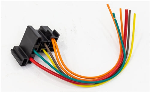 Dash Headlight Switch Pigtail Harness Connector, GM, Angle 2