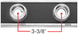 a 1967 Chevelle Upper Dash Ignition Strip Trim Panel, Angle 4