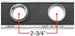 a 1967 Chevelle Upper Dash Ignition Strip Trim Panel, Angle 5