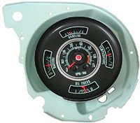 1969 Chevelle Tachometer with Fuel, Battery, Temperature, and Oil Gauge Package, 6000 Redline