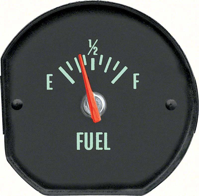 1970 Chevelle SS Fuel Gas Round Gauge, Super Sport, Correct Green Markings