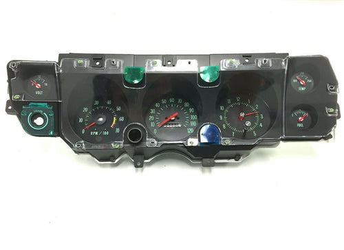 1970 Chevelle Dash Instrument Cluster Set with OE Style Round Gauges, 6500 Redline