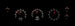 1970 - 1972 Chevelle Dash Instrument Cluster Gauges Set, RTX : Speedometer, Tachometer, Oil Pressure, Water Temp, Angle 3