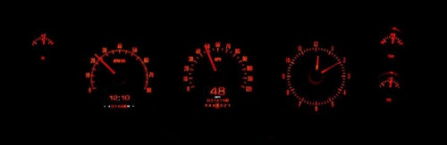 1970 - 1972 Chevelle Dash Instrument Cluster Gauges Set, RTX : Speedometer, Tachometer, Oil Pressure, Water Temp, Angle 5