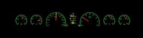 1966 - 1967 Chevelle Dash Instrument Cluster Gauges Set, HDX : Speedometer, Tachometer, Oil Pressure, Water Temp, Angle 5