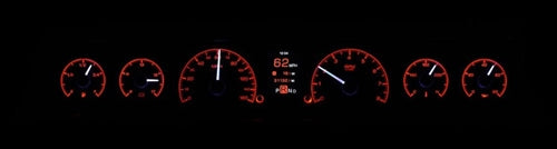 1966 - 1967 Chevelle Dash Instrument Cluster Gauges Set, HDX : Speedometer, Tachometer, Oil Pressure, Water Temp, Angle 6