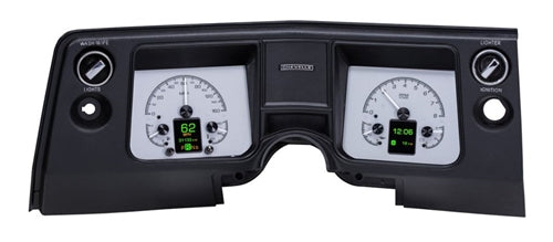 1968 Chevelle Dash Instrument Cluster Gauges Set, HDX : Speedometer, Tachometer, Oil Pressure, Water Temp, Voltmeter and Fuel