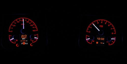 1968 Chevelle Dash Instrument Cluster Gauges Set, HDX : Speedometer, Tachometer, Oil Pressure, Water Temp, Angle 6