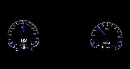 1968 Chevelle Dash Instrument Cluster Gauges Set, HDX : Speedometer, Tachometer, Oil Pressure, Water Temp, Angle 7