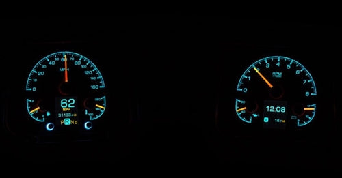 1968 Chevelle Dash Instrument Cluster Gauges Set, HDX : Speedometer, Tachometer, Oil Pressure, Water Temp, Angle 8
