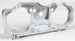 1970 - 1972 Chevelle Dash Instrument Cluster Case Metal Housing for Round Gauges or Super Sport Dashes, Angle 2
