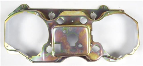 1970 - 1972 Chevelle Dash Instrument Cluster Case Metal Housing for Round Gauges or Super Sport Dashes, Angle 3