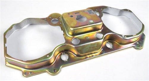 1970 - 1972 Chevelle Dash Instrument Cluster Case Metal Housing for Round Gauges or Super Sport Dashes, Angle 4