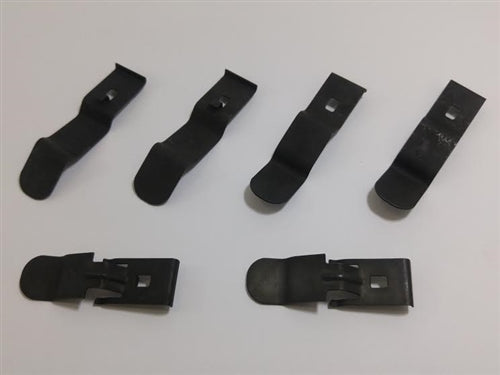 1970 - 1972 Chevelle Dash Pad Mounting Clip Set, 6 Pieces, Angle 2