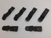 1970 - 1972 Chevelle Dash Pad Mounting Clip Set, 6 Pieces, Angle 2