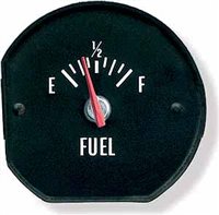 1971 - 1972 Chevelle SS Fuel Gas Round Gauge, Super Sport, Correct White Markings
