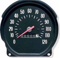 1971 - 1972 Chevelle Dash Instrument Cluster Speedometer Gauge for Floor Shifter, 120 MPH