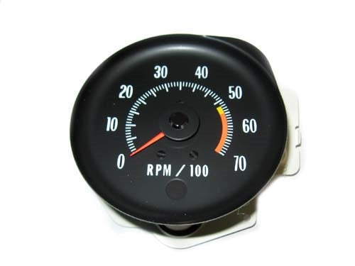 1971 - 1972 Chevelle Super Sport Tachometer, 5500 Redline
