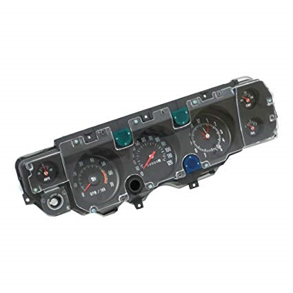 1971 - 1972 Chevelle Dash Instrument Cluster Set with OE Style Round Gauges, 5500 Redline